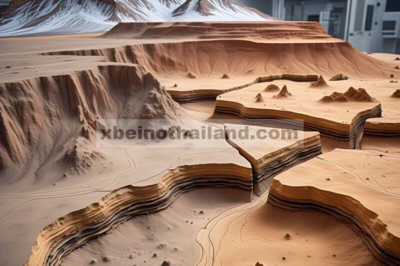 Model Evolusi Lanskap dari Irisan di Mars: Implikasi terhadap Iklim Purba