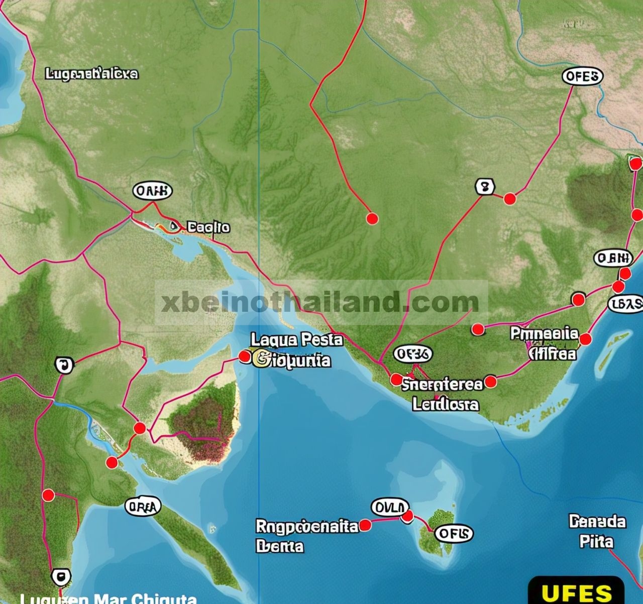 Geolokasi dan Analisis Spasial Struktur Tanah Terbakar Bawah Tanah (UFES) di Pantai Selatan Laguna Mar Chiquita, Cordoba, Argentina