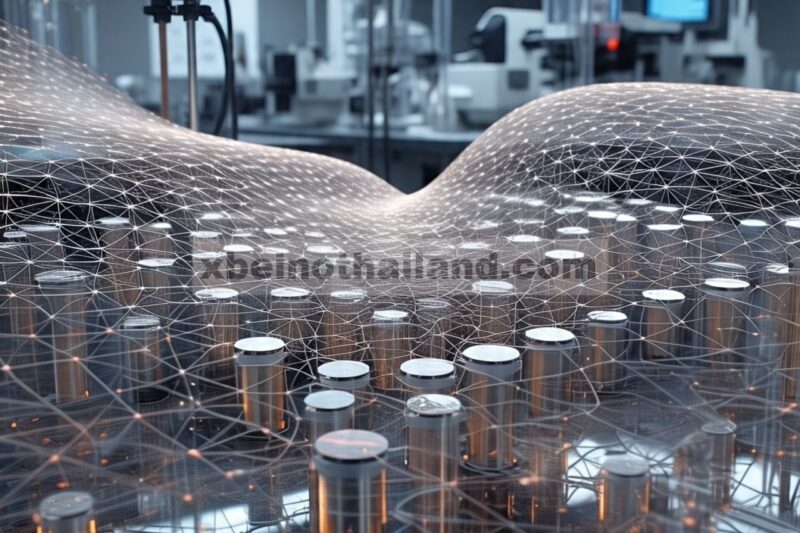 Jaringan Pengikat Konduktif 3D Unggul Dibangun oleh Interaksi 1D–1D untuk Elektroda Beban Tinggi yang Dapat Didukung Sendiri