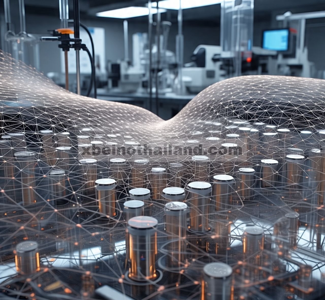 Jaringan Pengikat Konduktif 3D Unggul Dibangun oleh Interaksi 1D–1D untuk Elektroda Beban Tinggi yang Dapat Didukung Sendiri