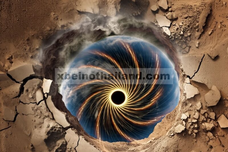 Struktur Tali Fluks Magnetik Skala Kecil Melintasi Gempa Bumi