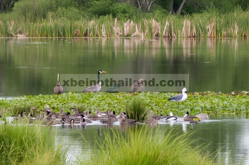 Pertukaran kualitas air dan ketersediaan nutrisi tanah yang terkait dengan waktu dan durasi pengelolaan banjir untuk habitat burung air migrasi