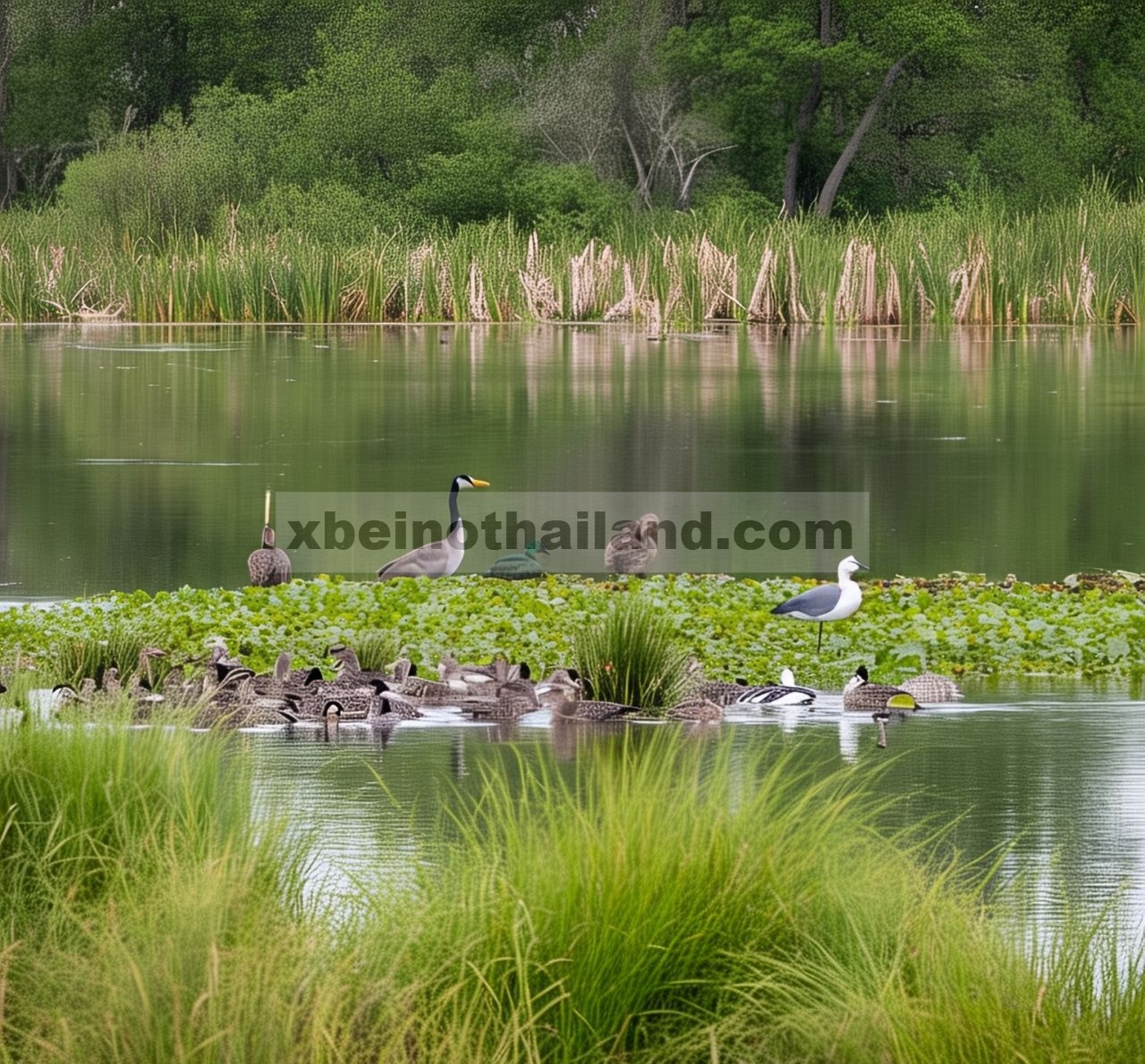 Pertukaran kualitas air dan ketersediaan nutrisi tanah yang terkait dengan waktu dan durasi pengelolaan banjir untuk habitat burung air migrasi