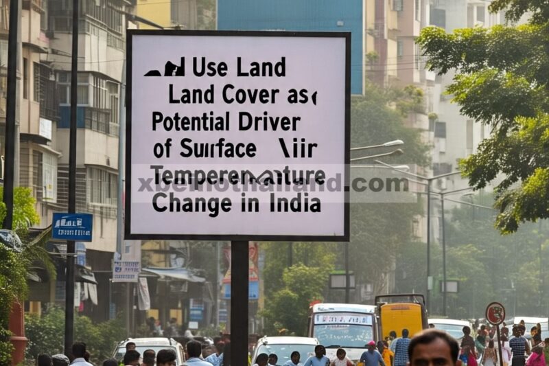 Penggunaan Lahan Penutupan Lahan sebagai Pendorong Potensial Perubahan Suhu Udara Permukaan di India