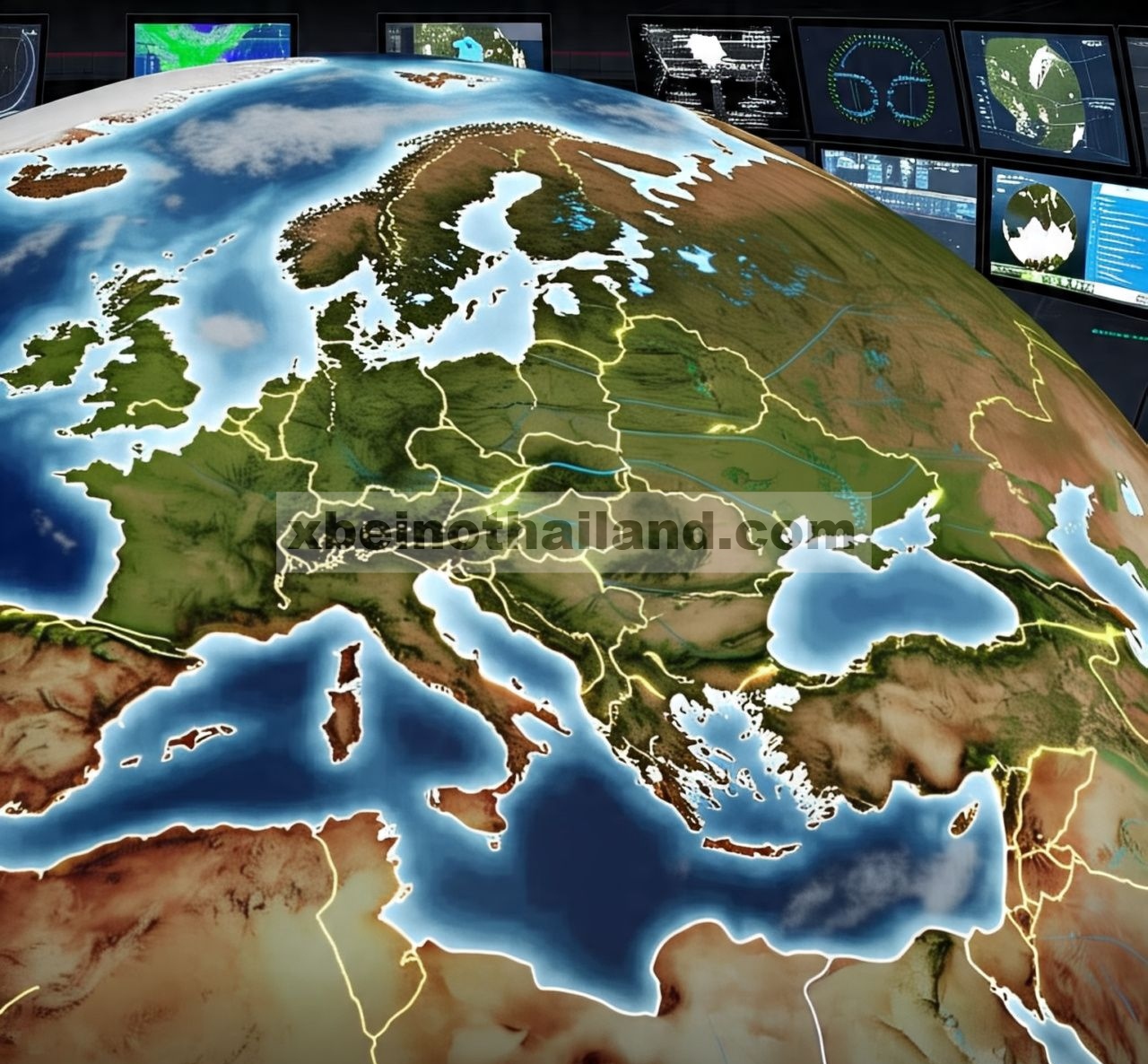 Penurunan skala dinamis ERA5 yang memungkinkan konveksi untuk Eropa dan cekungan Mediterania