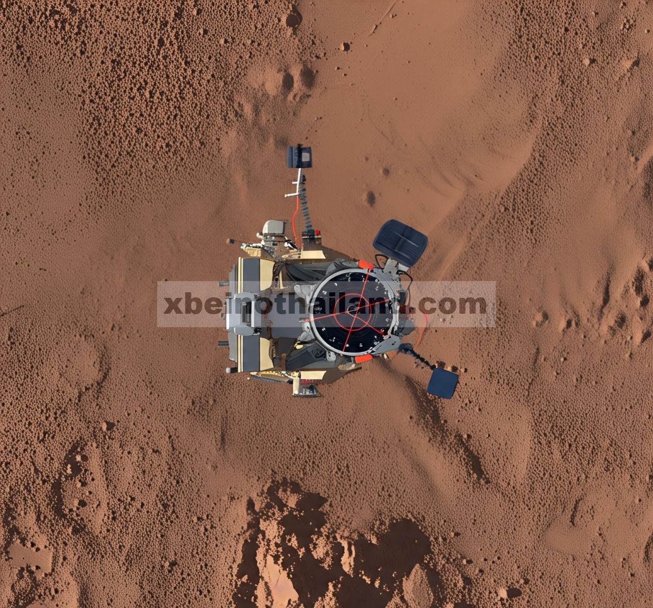 Mengungkap Struktur Kerak Dangkal Mars di Bawah Lokasi Pendaratan InSight Menggunakan Gerakan Partikel Gelombang P