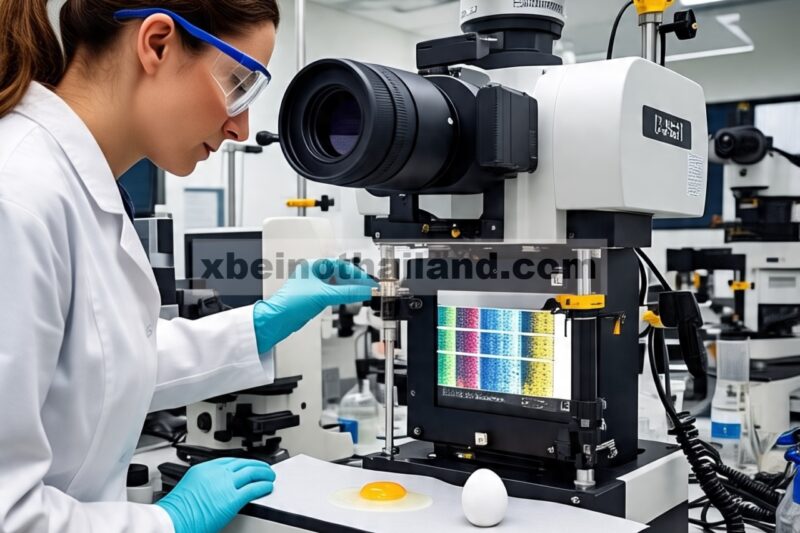 Kuantifikasi rasio kuning telur secara non-destruktif menggunakan pencitraan hiperspektral inframerah-dekat yang tampak, pembelajaran mesin, dan AI yang dapat dijelaskan