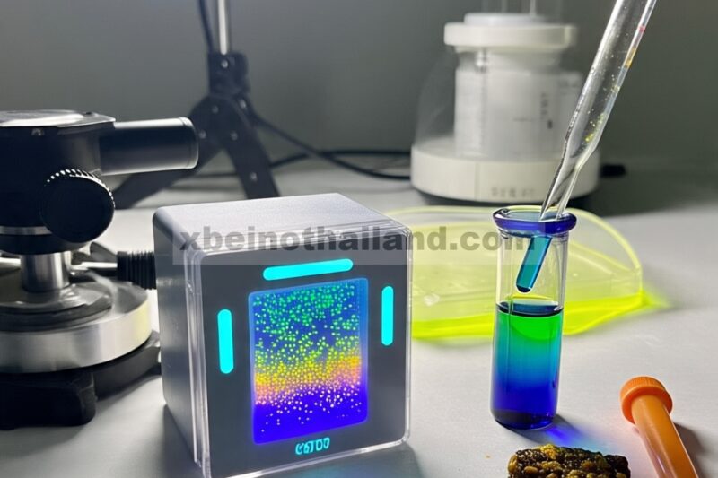 Sensor fluoresensi multiwarna berdasarkan campuran titik kuantum CdTe dan cairan ionik untuk deteksi visual residu sulfur dioksida dalam makanan