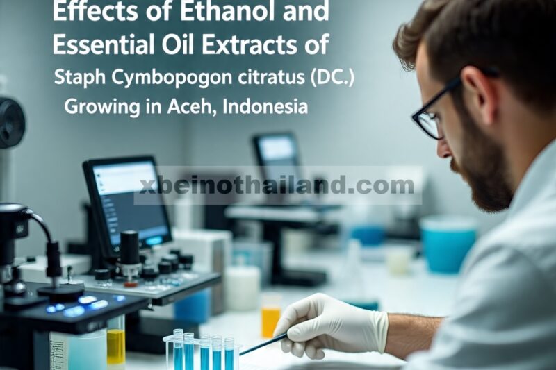 Profil Metabolit UHPLC–MS/MS dan GC–MS Komprehensif dan Efek Anti-Inflamasi Ekstrak Etanol dan Minyak Atsiri Staph Cymbopogon citratus (DC.) yang Tumbuh di Aceh, Indonesia