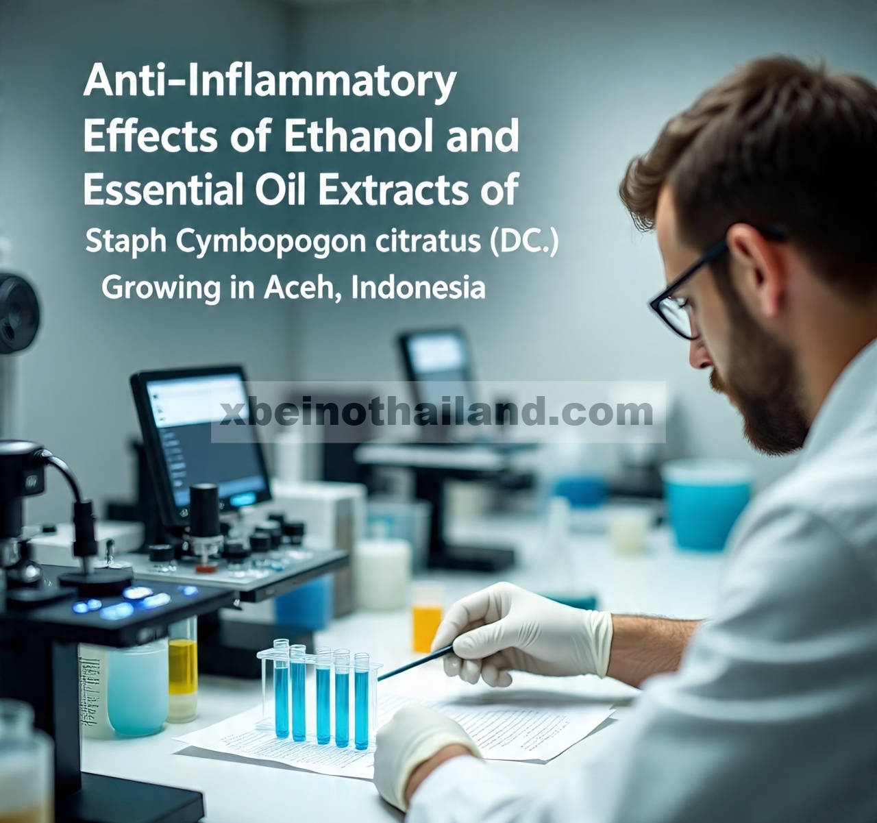 Profil Metabolit UHPLC–MS/MS dan GC–MS Komprehensif dan Efek Anti-Inflamasi Ekstrak Etanol dan Minyak Atsiri Staph Cymbopogon citratus (DC.) yang Tumbuh di Aceh, Indonesia